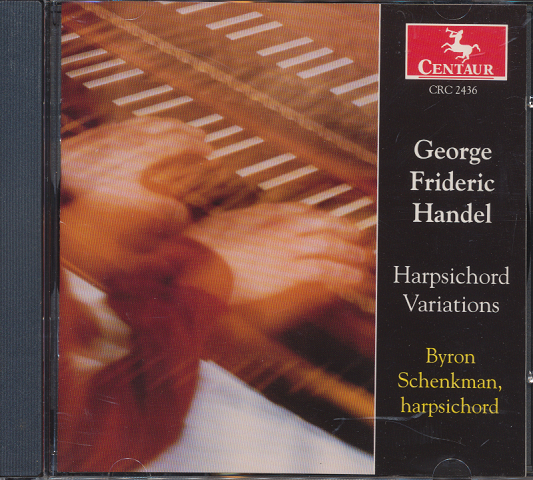 CD「George Frideric Handel/Harpsichord Variations」