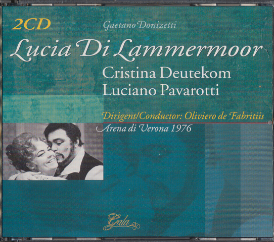 CD「Gaetano Donizetti /Lucia Di Lammermoor」2枚組