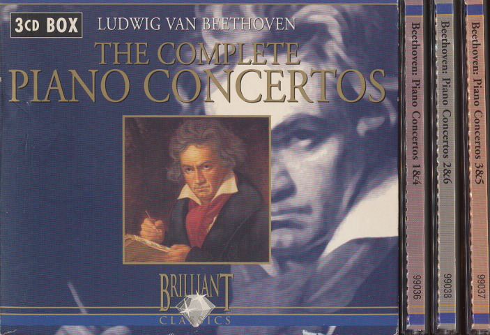 CD「LUDWIG VAN BEETHOVEN:THE COMPLETE PIANO CONCERTOS」3枚セット