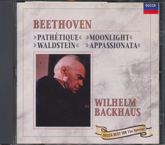 CD「BEETHOVEN　PAthetique  Moonlight Waldstein Appassionata 」