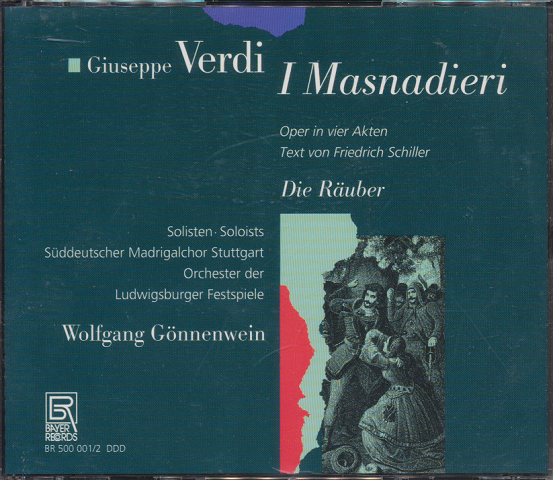 CD「Giuseppe Verdi/I Masnadieri」