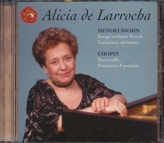 CD「Alicia de Larrocha/Mendelssohn・Chopin」