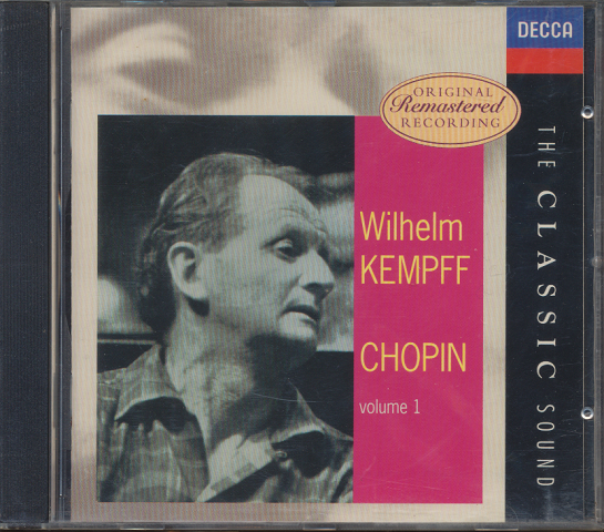 CD「CHOPIN / Wilhelm KEMPFF」