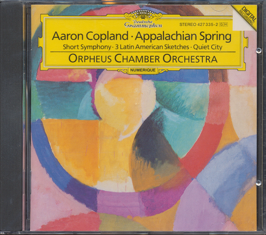 CD「AARON COPLAND / Appalachian Spring」