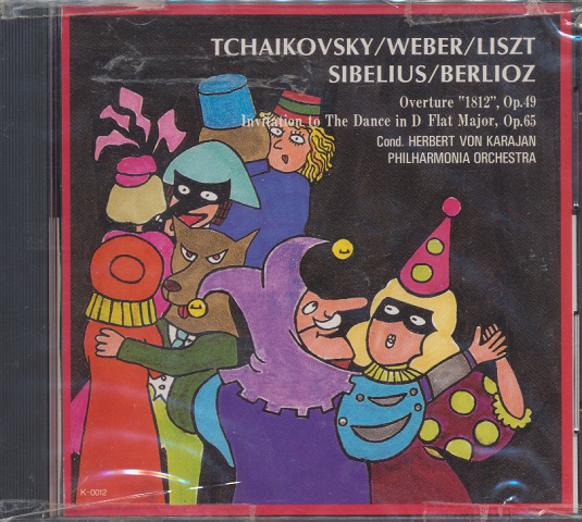 CD「TCHAIKOVSKY/WEBER/LISZT/SIBERIUS/BERLIOZ：Overtune”1812”Op.19」