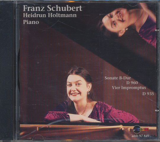 CD「Franz Schubert /Sonate B-Dur D960  Vier Impromptus D935」