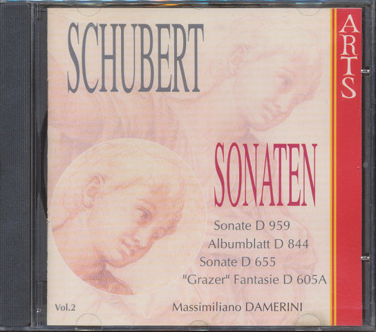 ＣＤ「SCHUBERT SONATEN D959. D844. D655 / Massimiliano Damerini (piano) 」