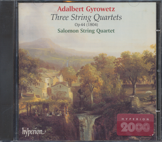 CD「Adalbert Gyrowetz / Three String Quartets 」