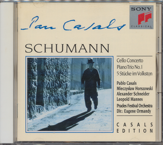 CD「SCHUMANN /  Cello Concerto 」