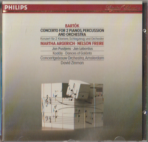 CD「バルトーク：弦楽器、打楽器とピアノのための音楽」