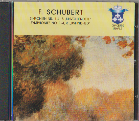 CD「F.SCHUBERT/SINFONIENNR.1-4」他」